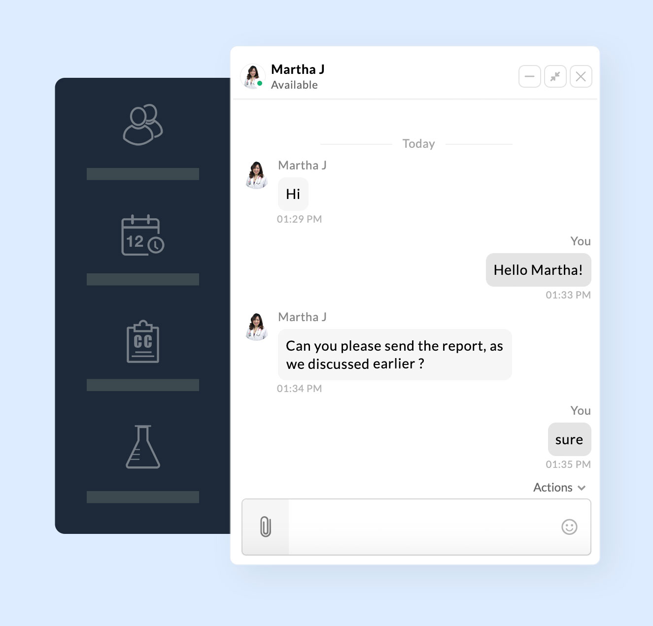 Chat with Colleagues