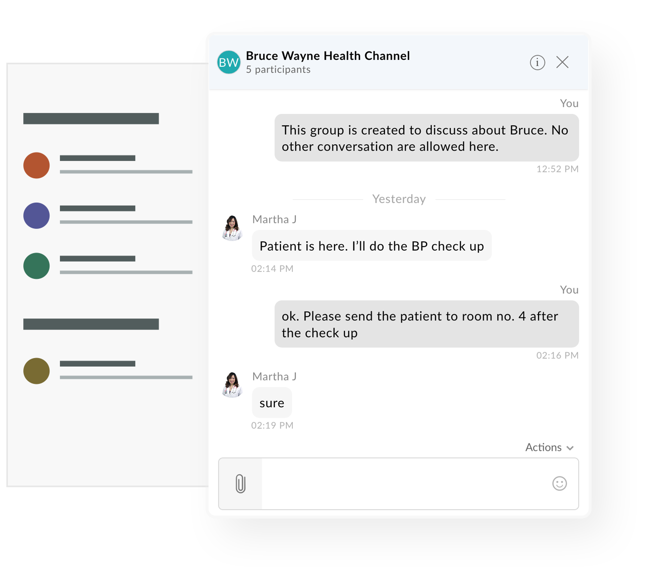Patient Chat Channel