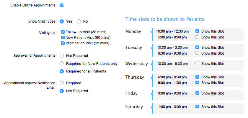 Pediatric Appointment Scheduling