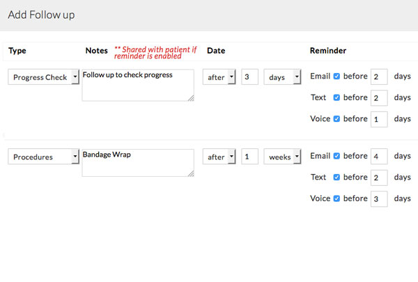 Patient Followup and Recall