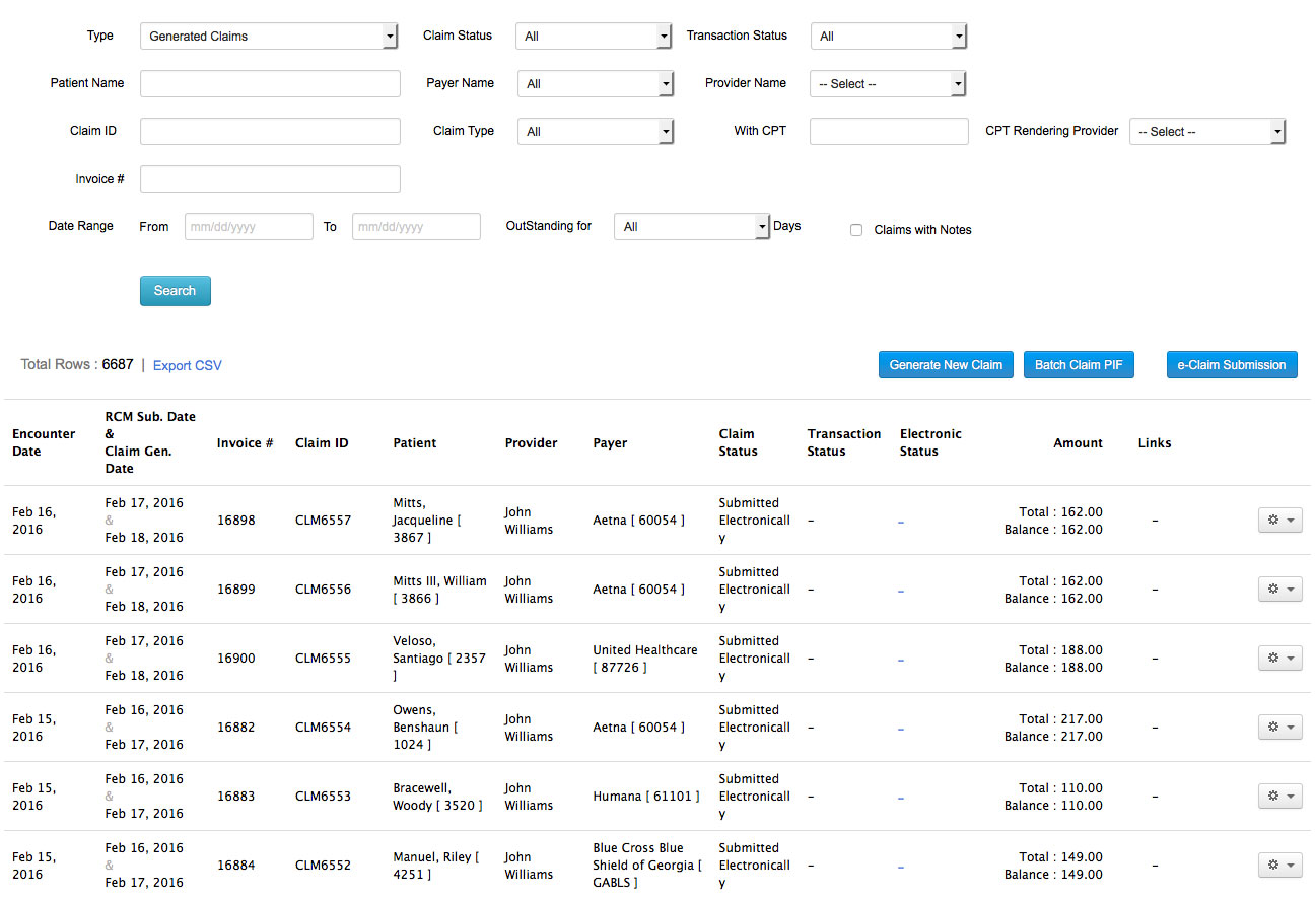 Medical Insurance Claim Submission