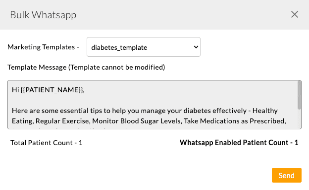 Broadcast WhatsApp Messages