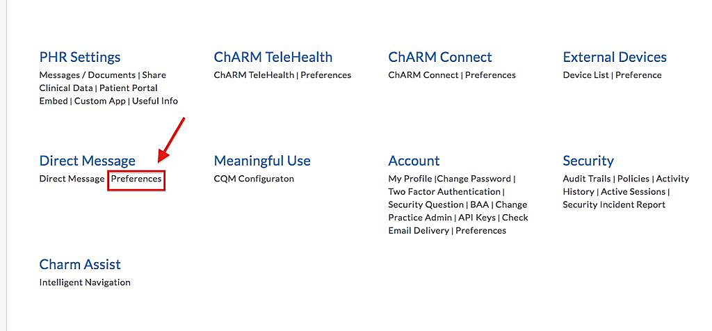 Direct Message Preferences