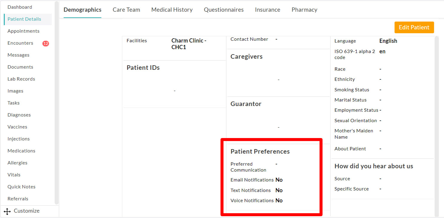 Enable Text Notifications