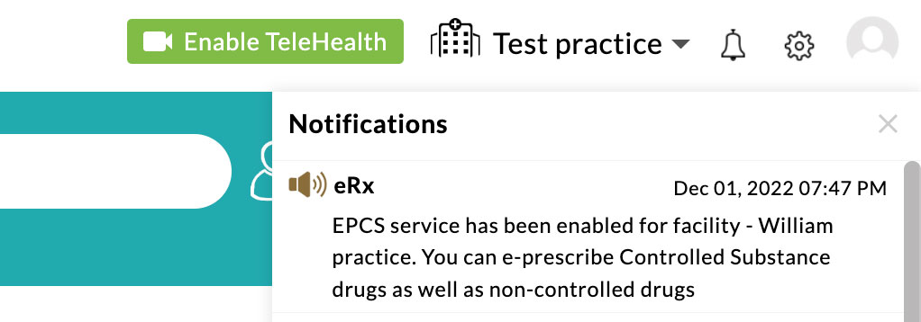 eRx Notifications eRx Notifications