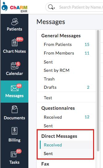 Received Direct Message