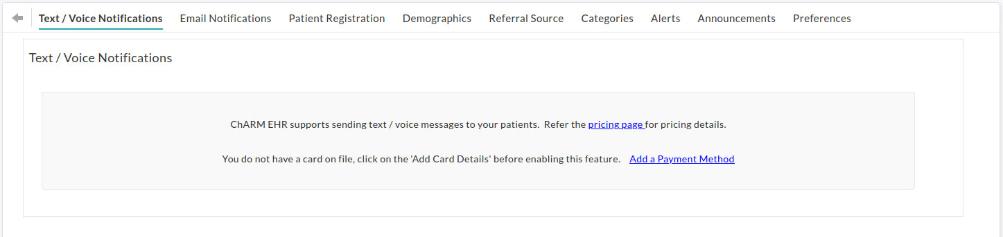 Text/Voice Notifications