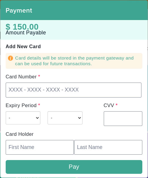 Appointment Chat Bot Payment