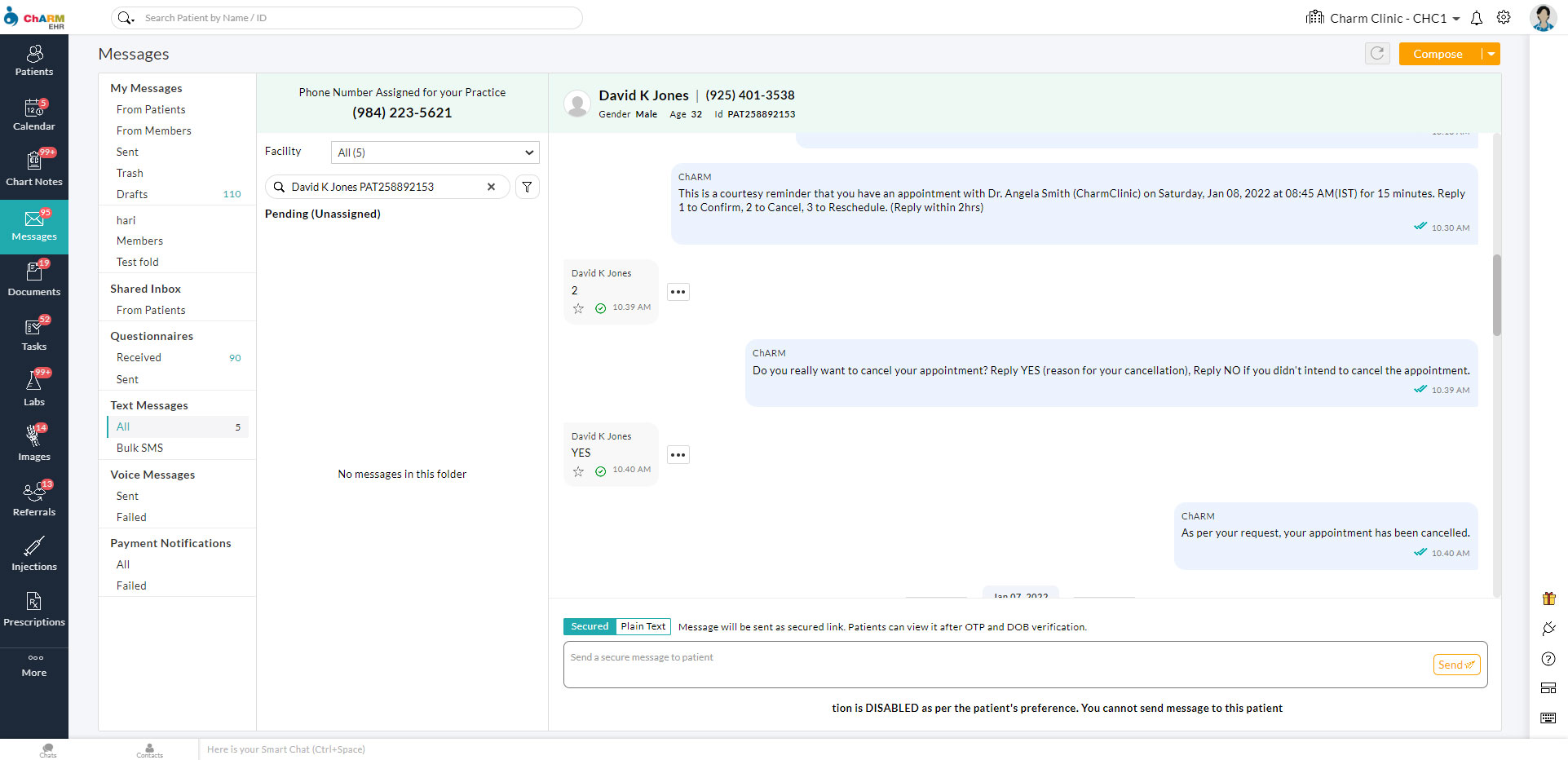 Message Conversation