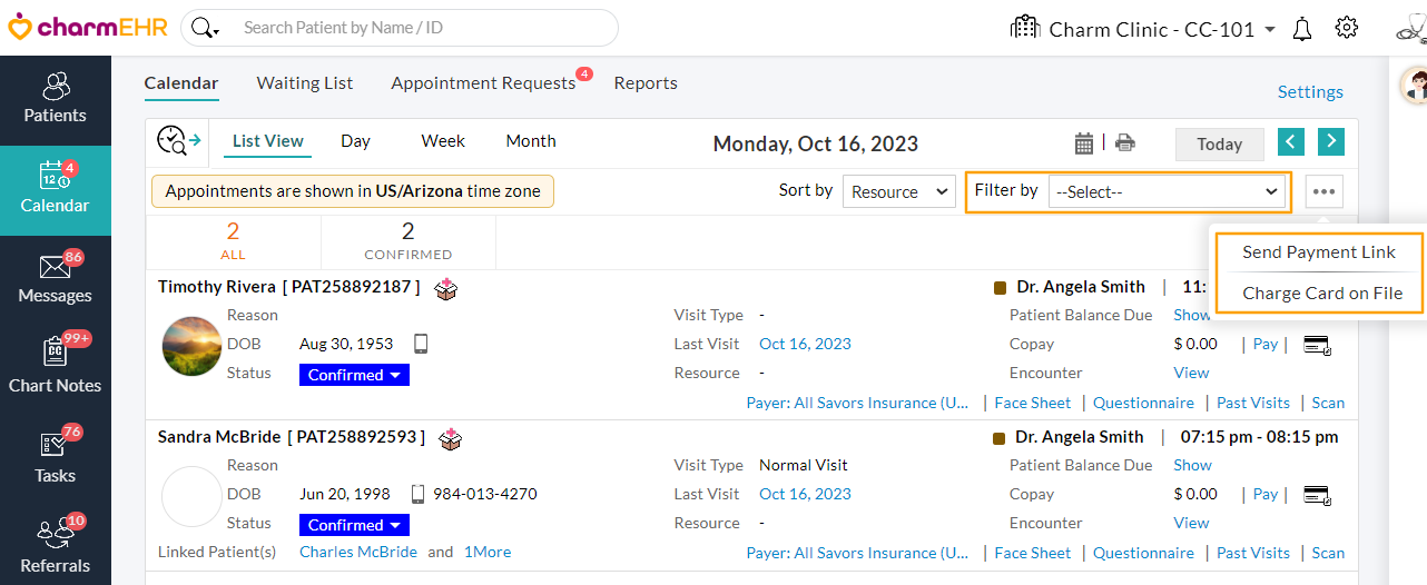 Payment Link Options