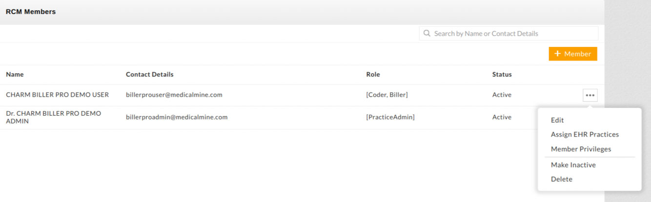 Member List Member List