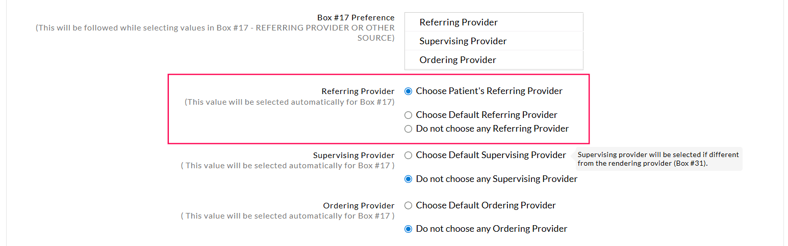 Referring Provider