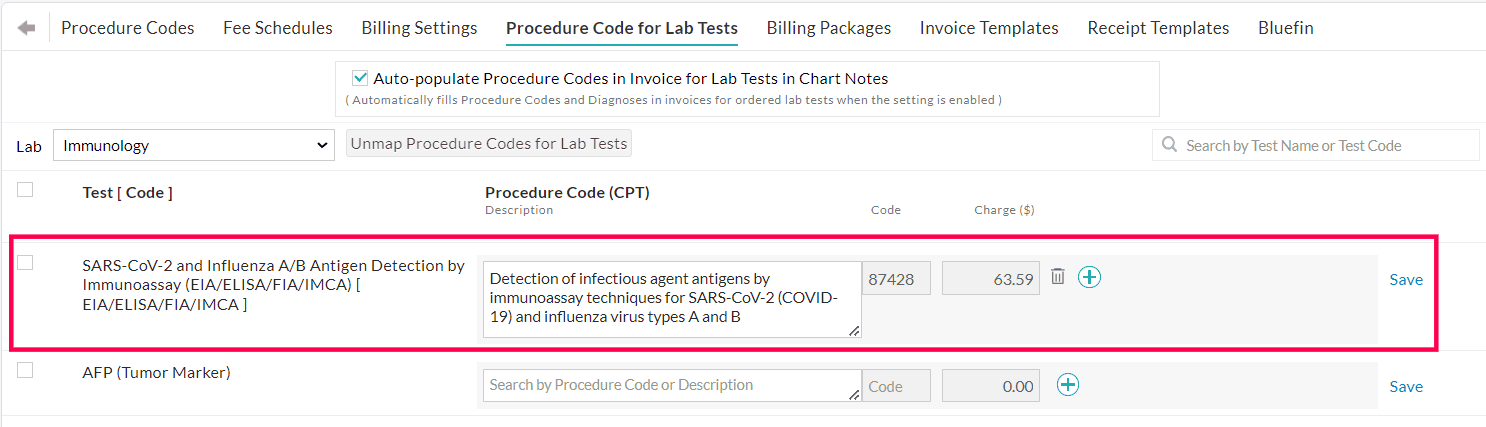 Adding Procedure Code