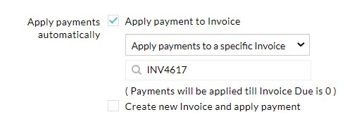 Apply Payments Automatically