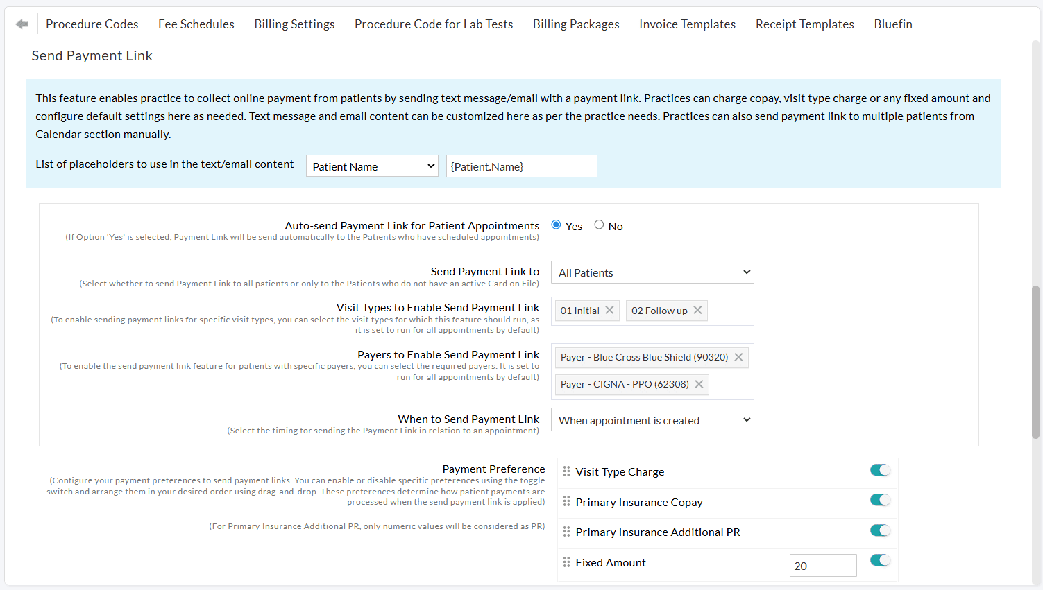 Auto-send Payment Links