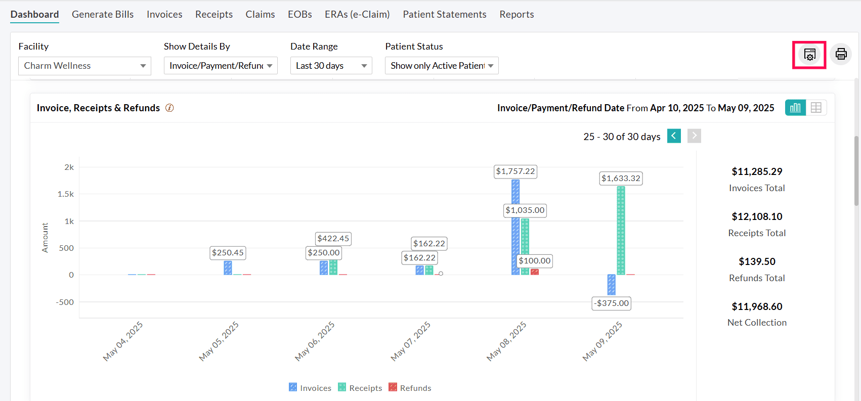 Billing Dashboard