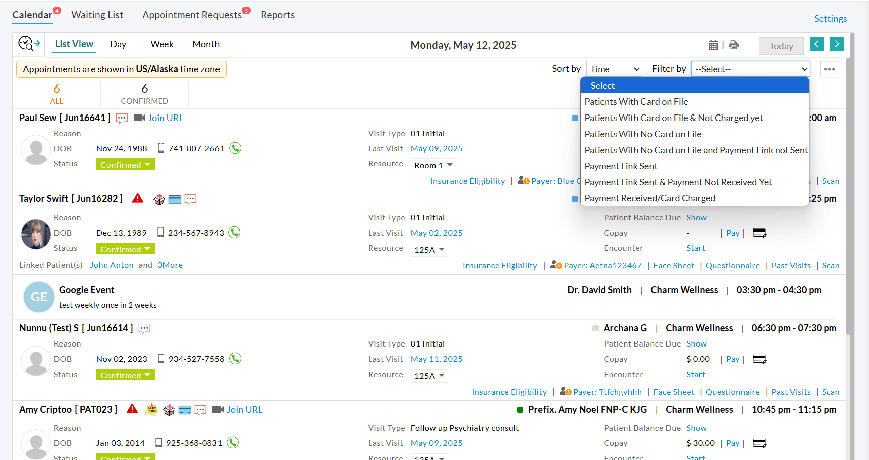 Bulk Send Payment Links from Calendar Bulk Send Payment Links from Calendar