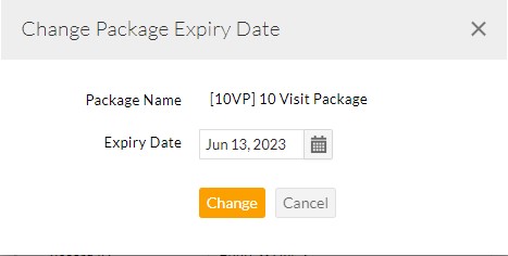 Change Package Expiry Date