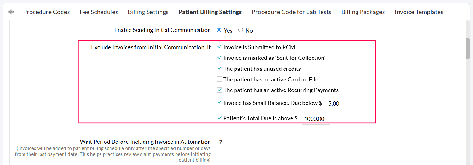 Excluding Initial Invoice Excluding Initial Invoice