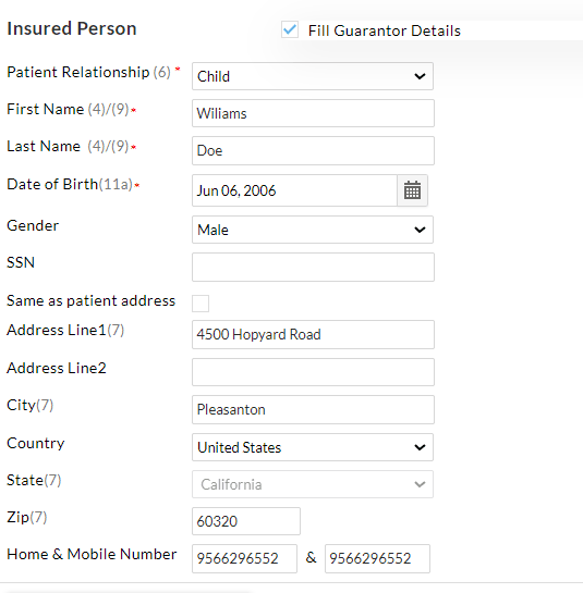 Insured Person Insured Person