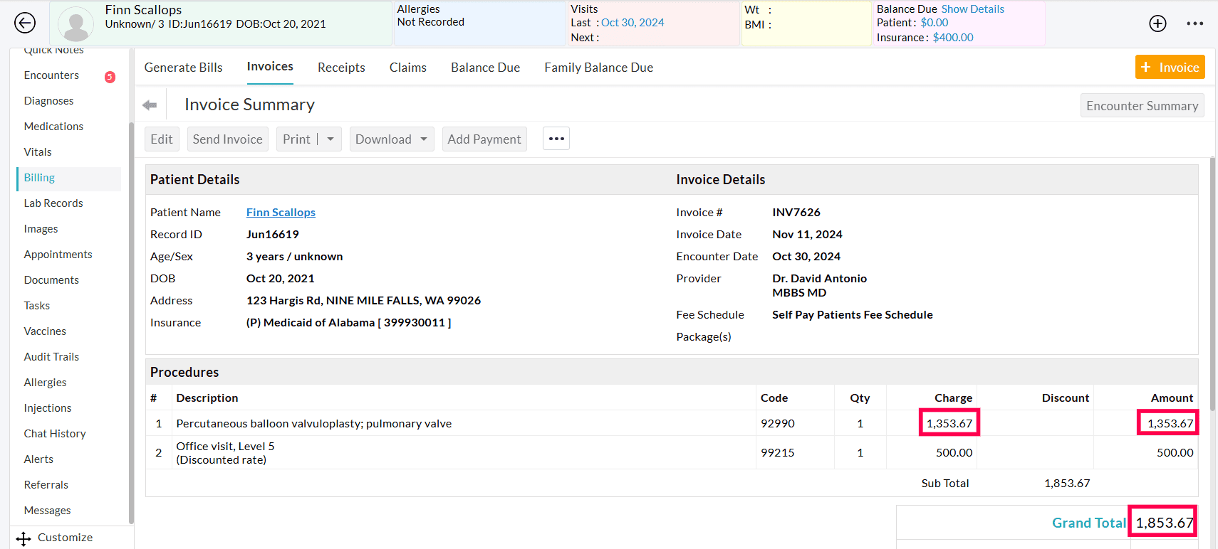 Invoice View Number Group Invoice View Number Group