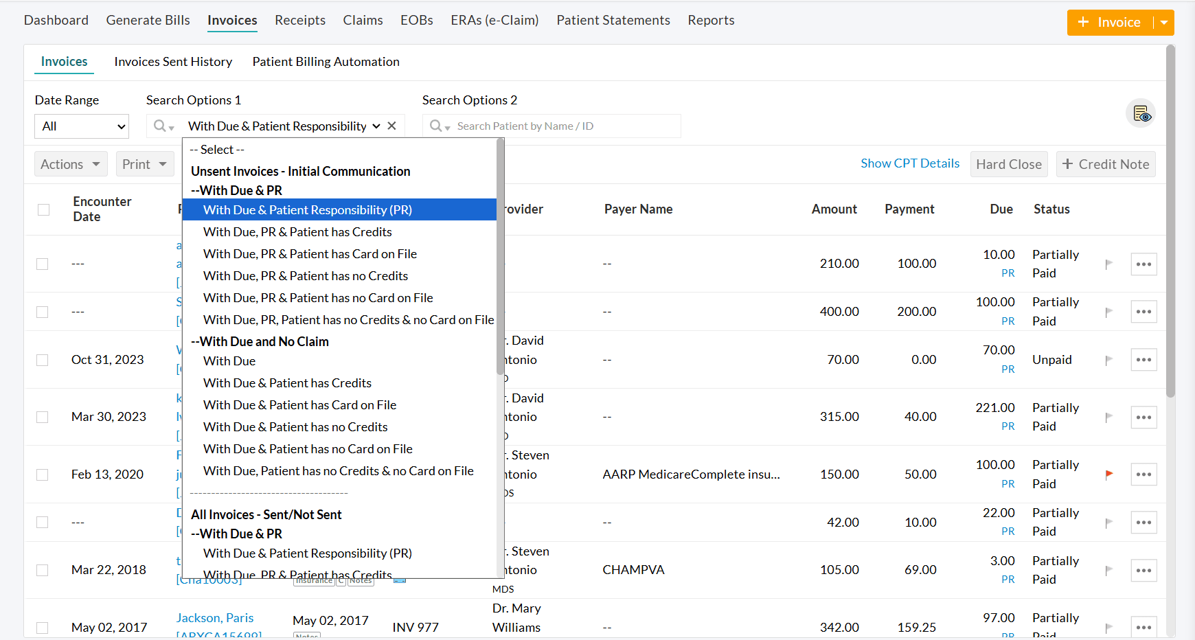 Invoices Eligible for Initial Communication Invoices Eligible for Initial Communication