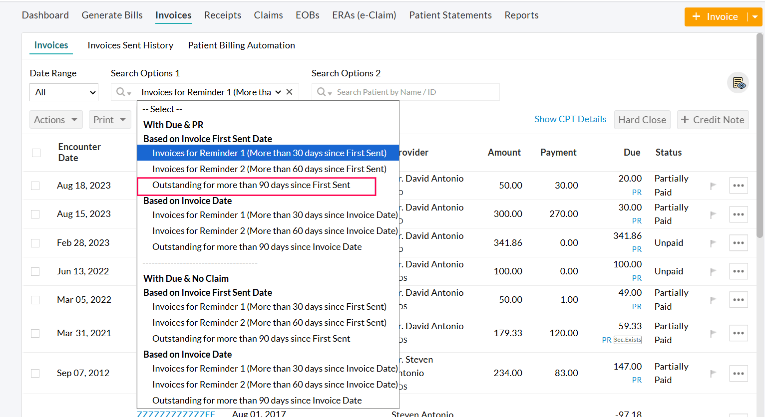 Invoices More Than 90 Days Invoices More Than 90 Days