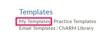 My Templates