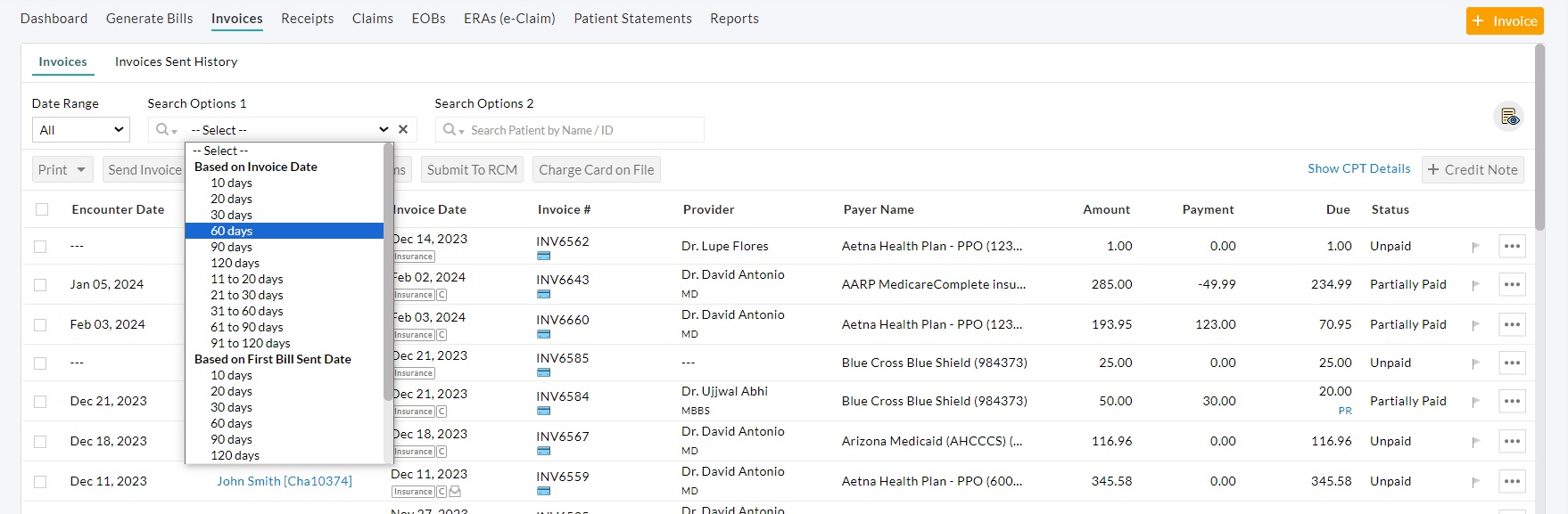 Outstanding for N Days