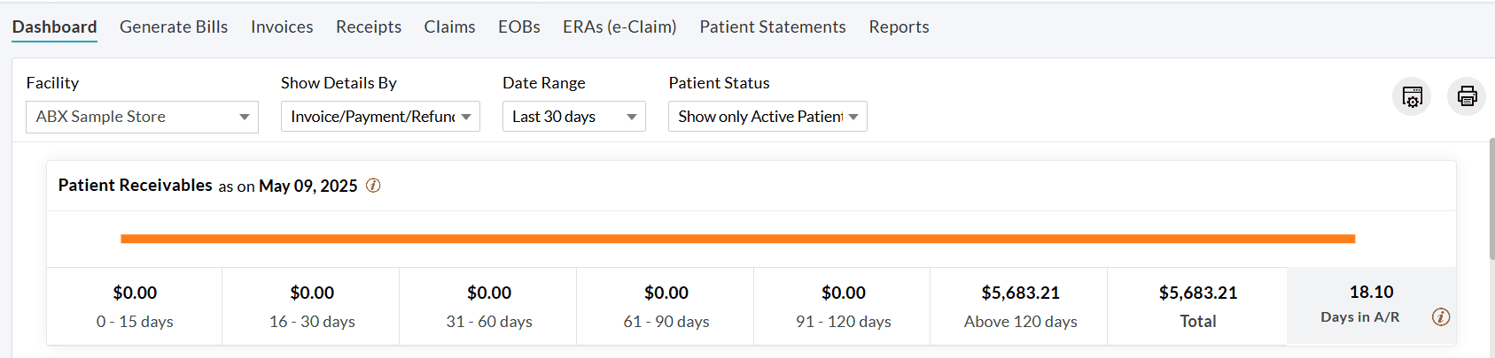 Patient Receivables and Payer Receivables