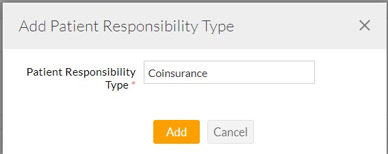 Patient Responsibility Types