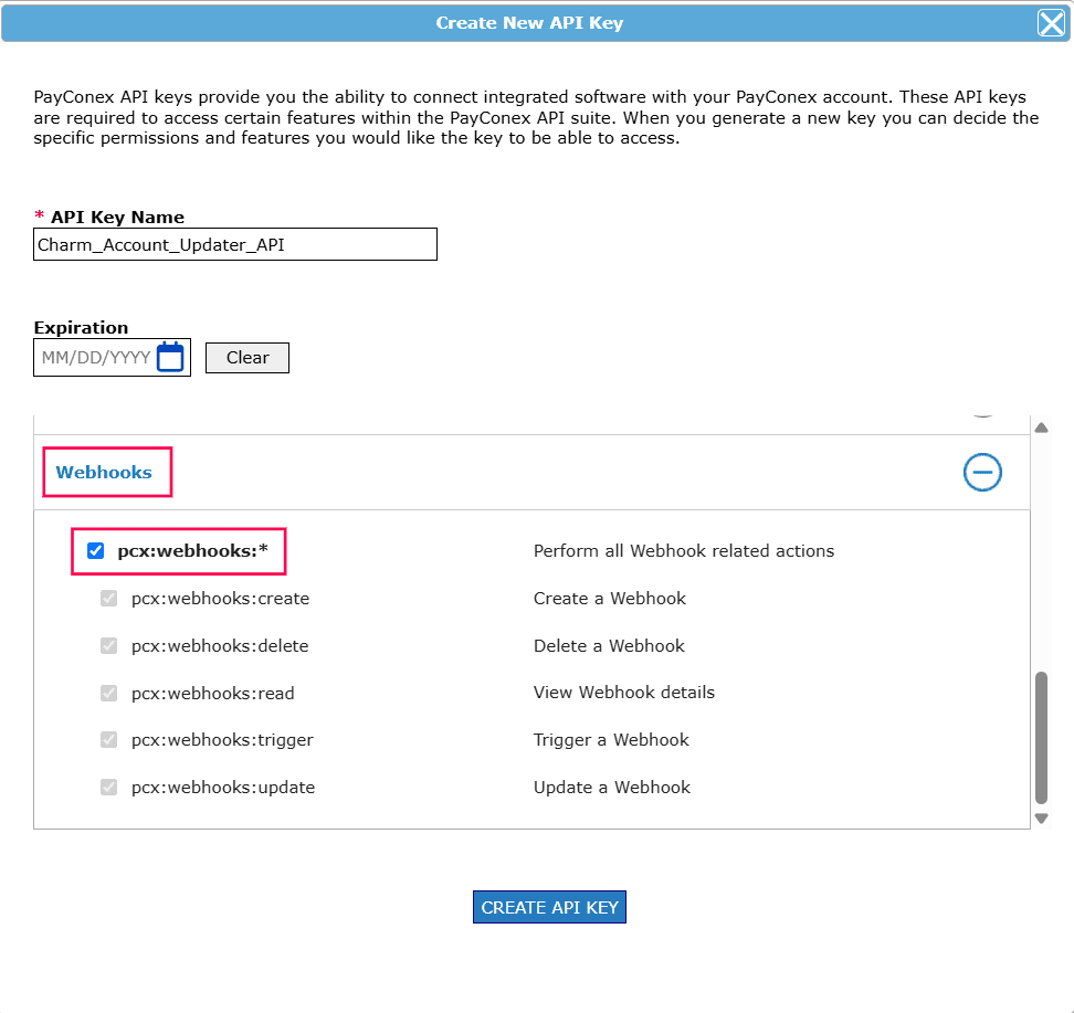 Payconex Webhooks Payconex Webhooks