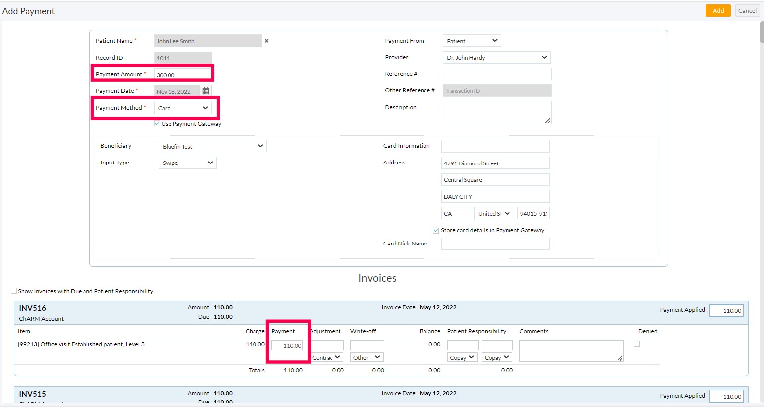 Receipt Settings Receipt Settings