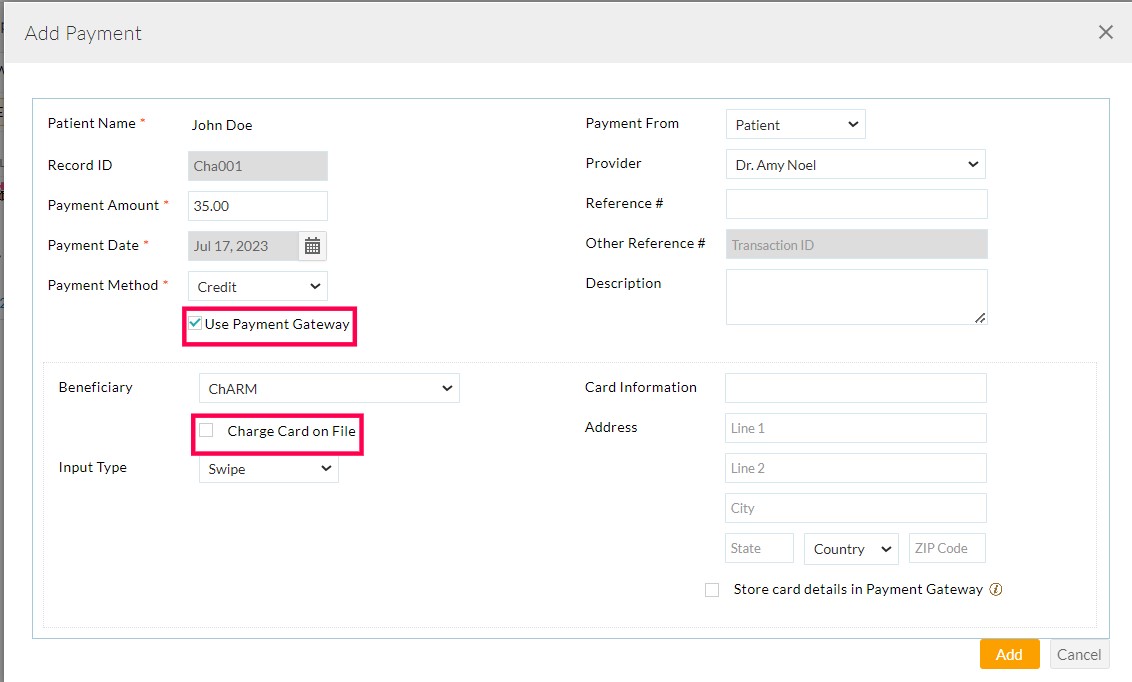 Sale Transactions from Calendar
