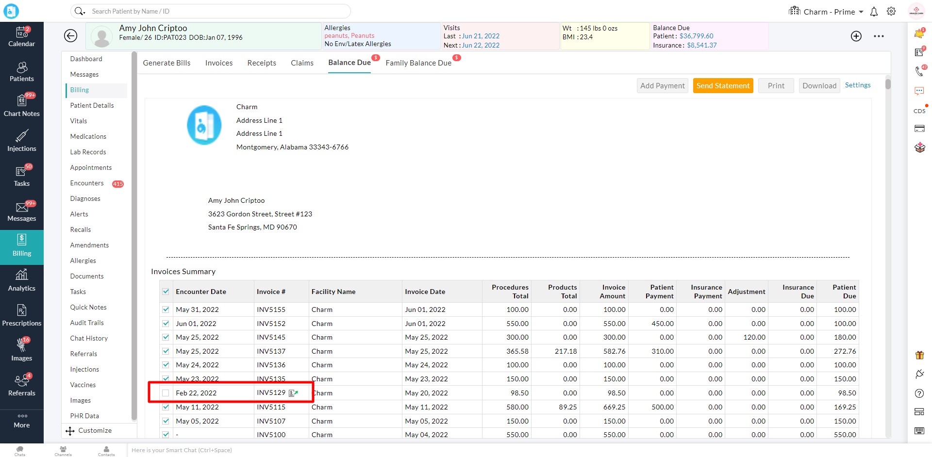 Sent for Collection Option
