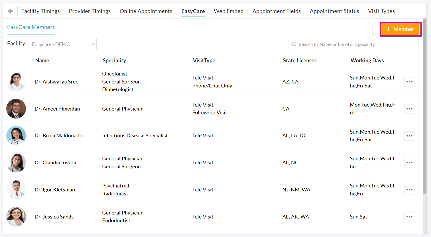 Add Member to EasyCare Add Member to EasyCare