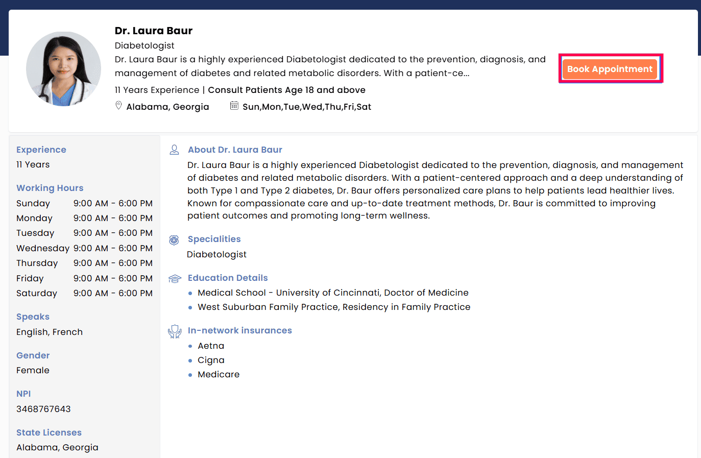 Book Appointment for Doctor Book Appointment for Doctor