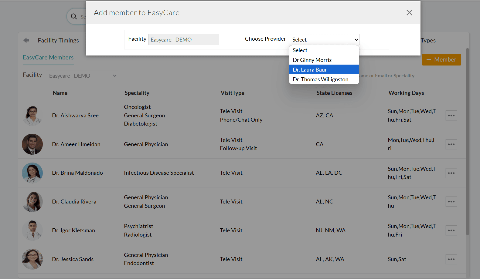 Choose Provider to Add Choose Provider to Add