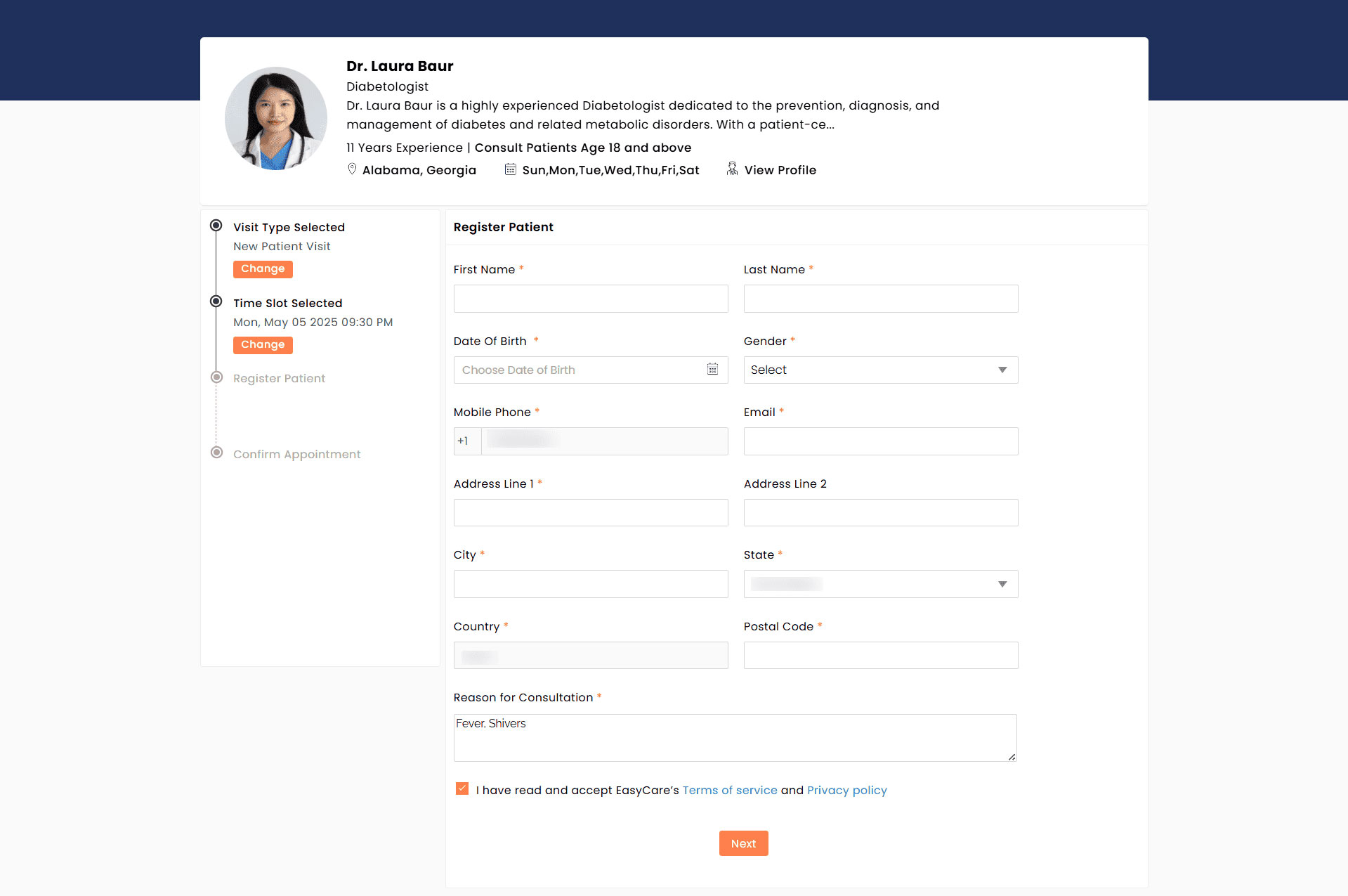 Register Patient Register Patient