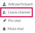 Leave Channel