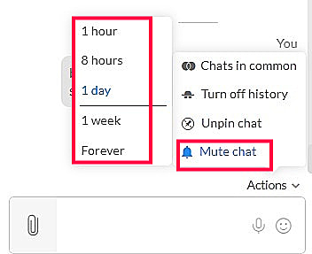 Mute Chat