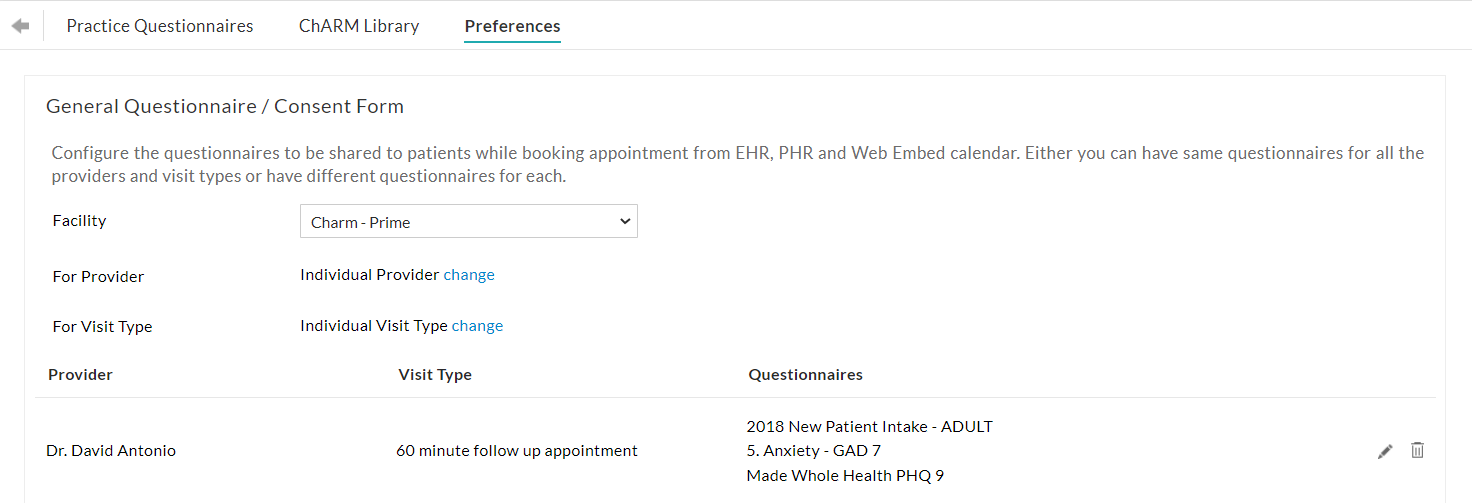 Consent Form Preferences