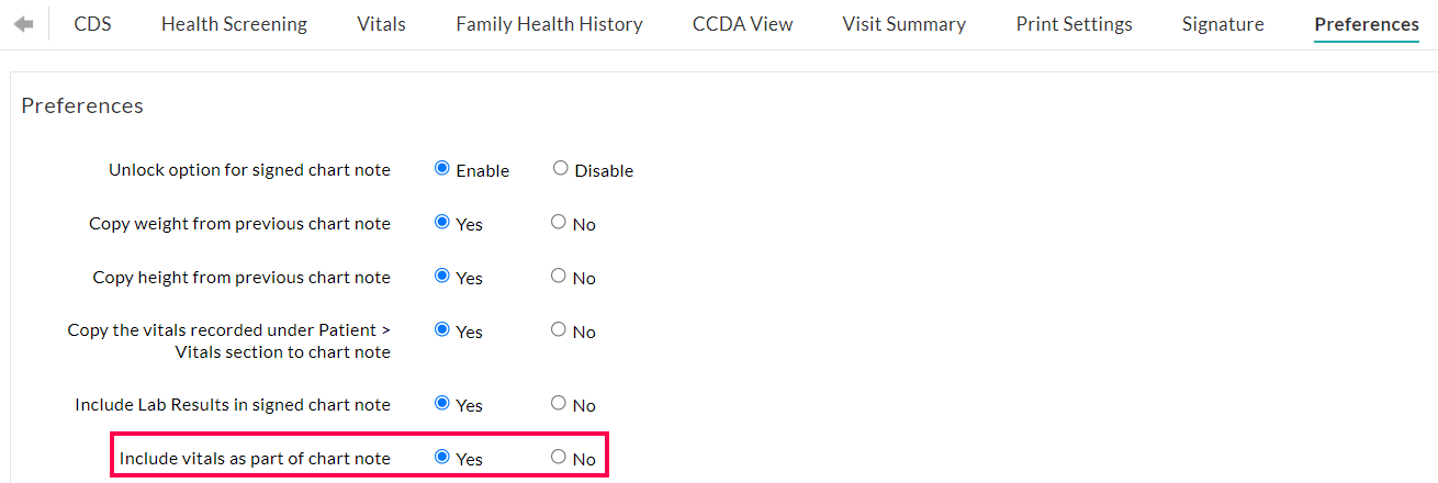 Encounter Preferences