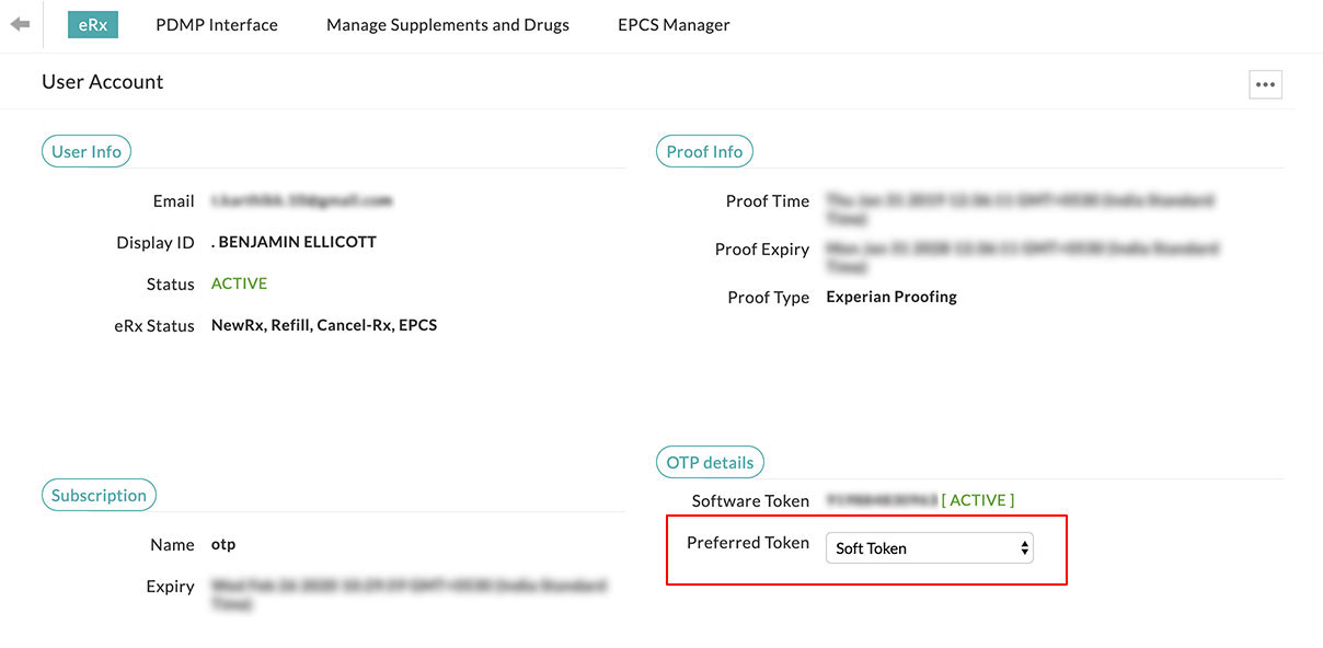 Prescriptions Token Prescriptions Token