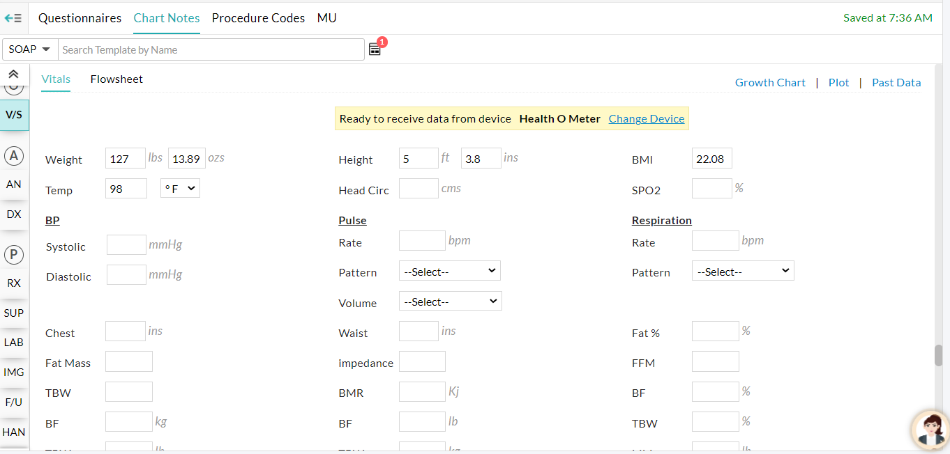 Measure Health Vitals