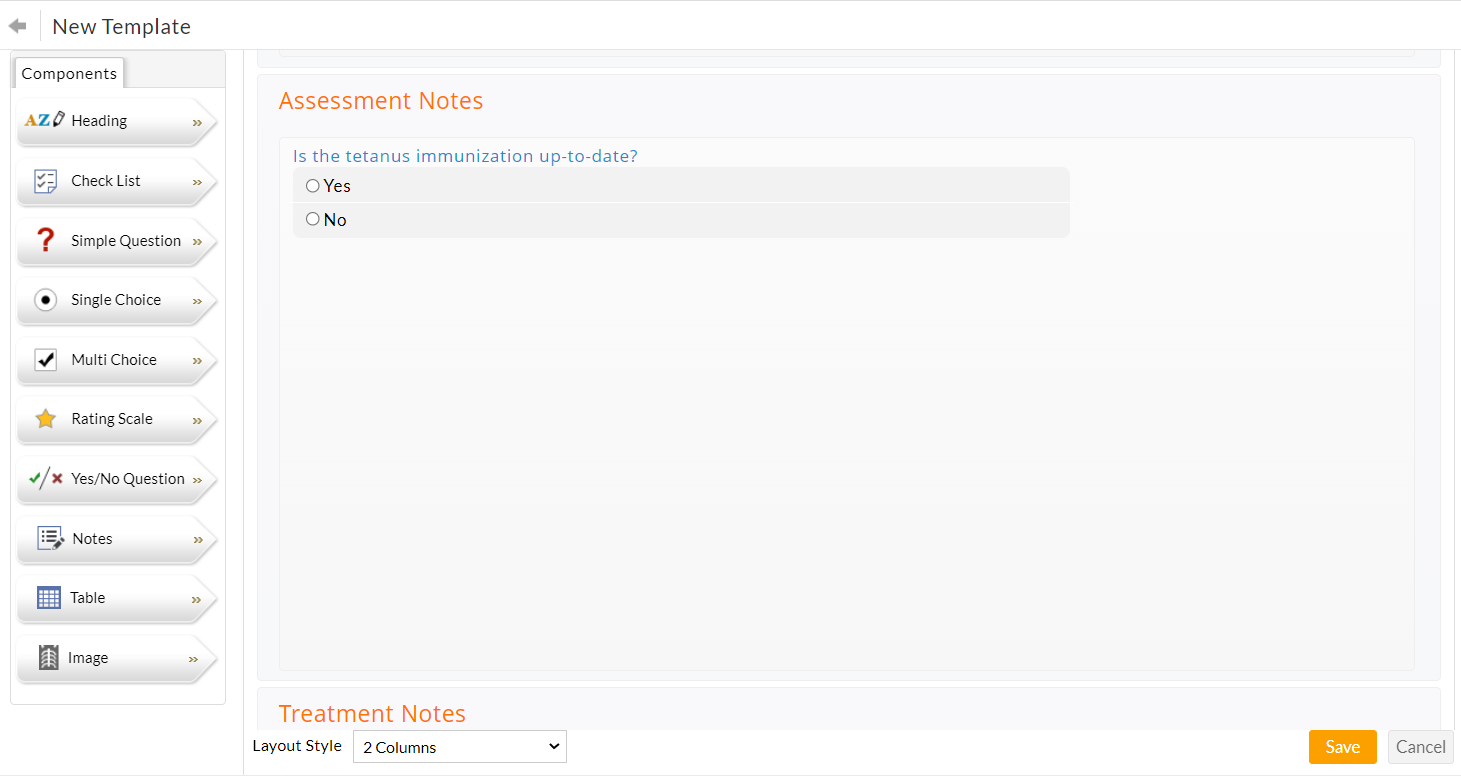 Yes/No Question View