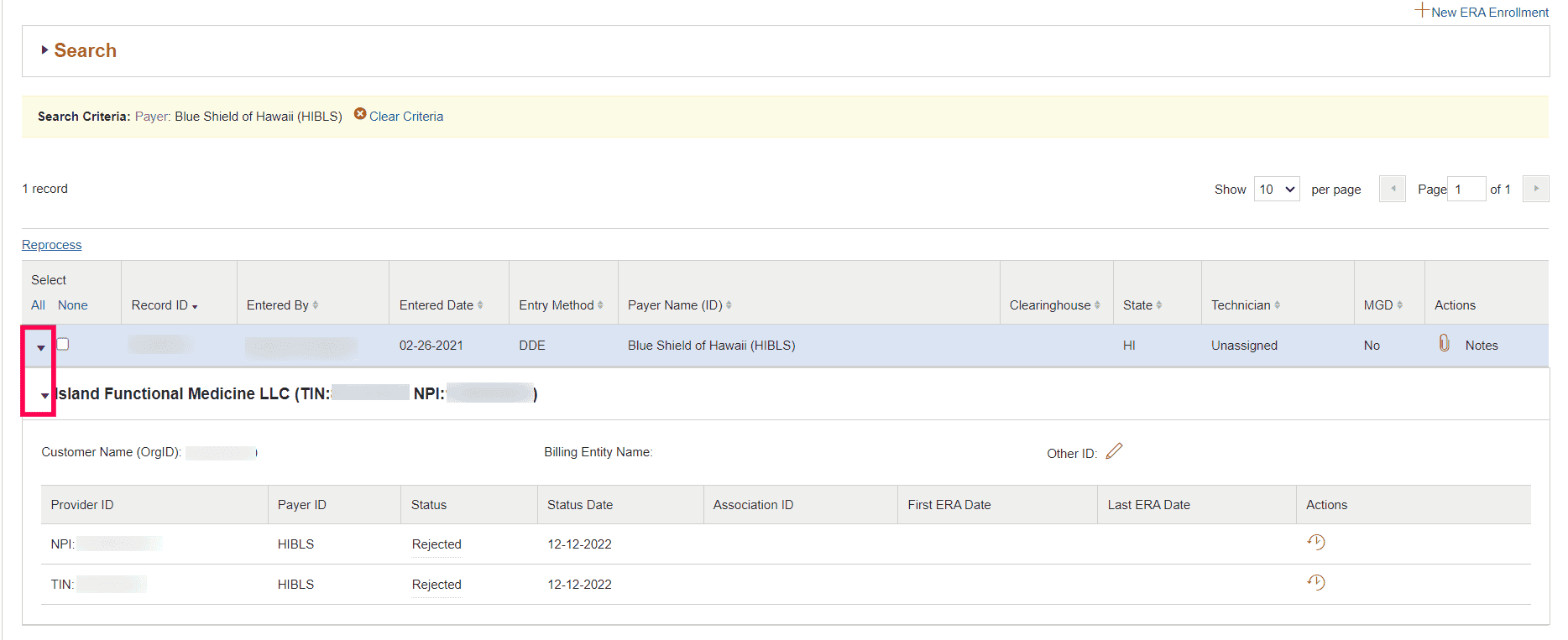 Check Enrollment Status Check Enrollment Status