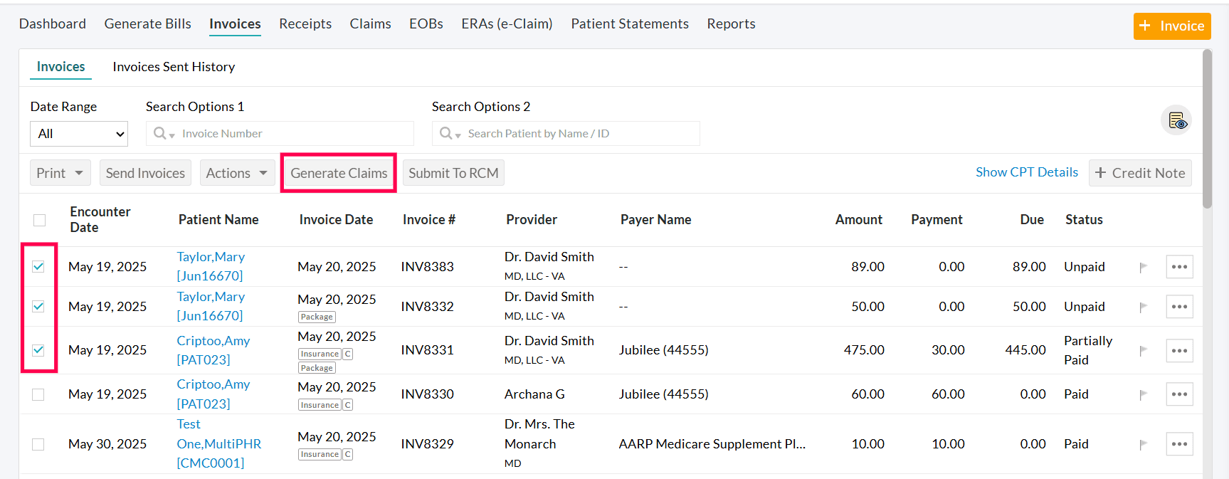 Generate Claims Generate Claims