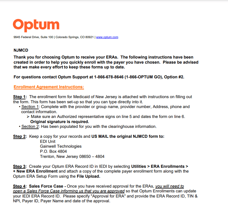 Optum NJMCD Payer Optum NJMCD Payer