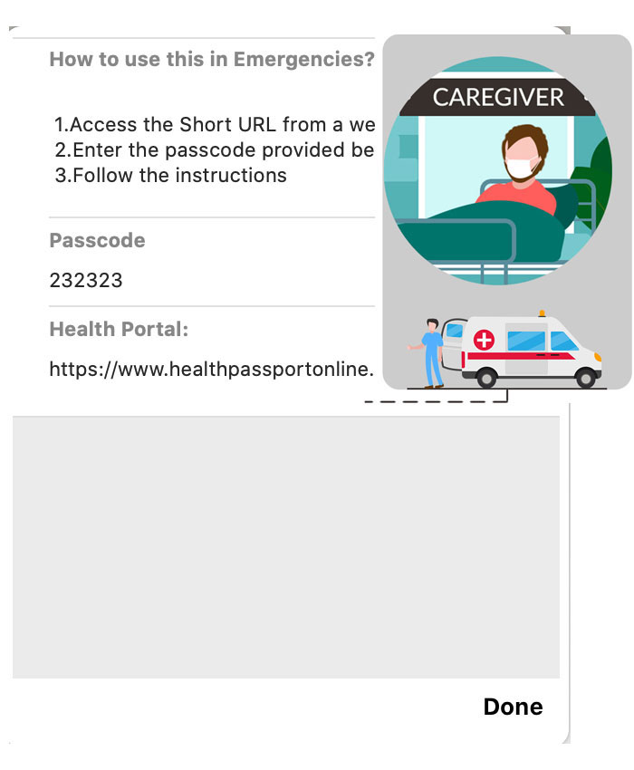 Health Passport Card